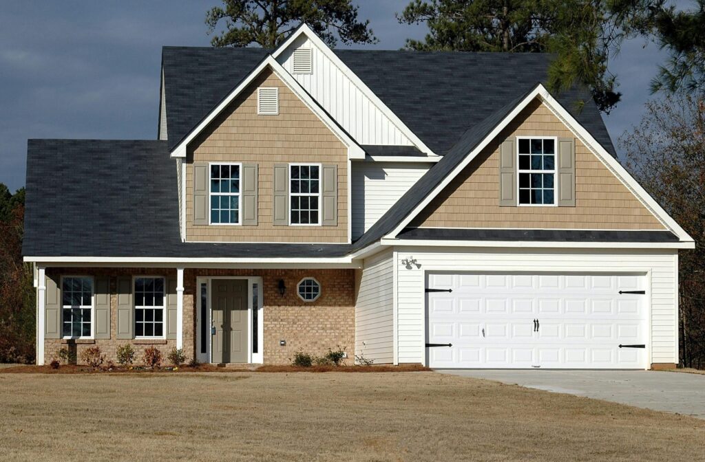 Exterior of a house.